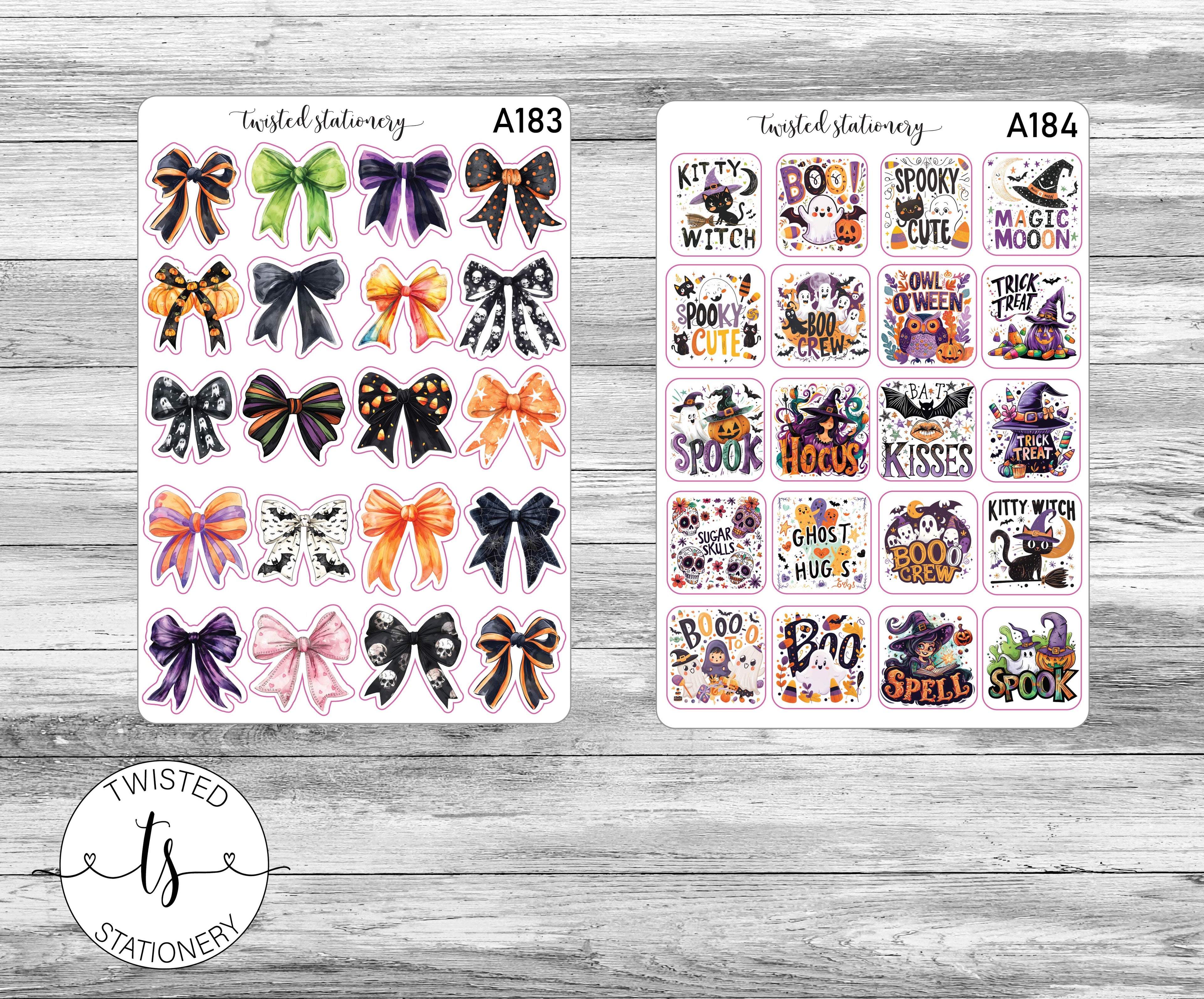 Halloween Favorites Sticker Bundle, Autumn Leaves Deco, Quotes Planner Stickers, Scrapbooking, Bullet Journals