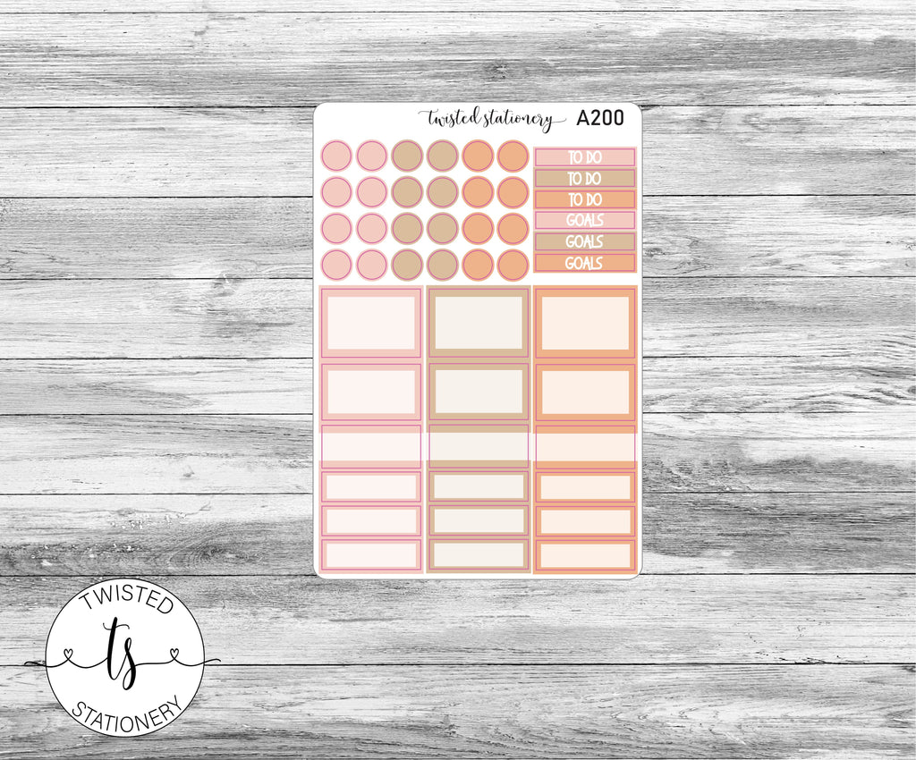 Autumn Pink & Girly Sticker Bundle, Autumn Flower Leaves Deco, Quotes Planner Stickers, Scrapbooking, Bullet Journals, Junk Journal