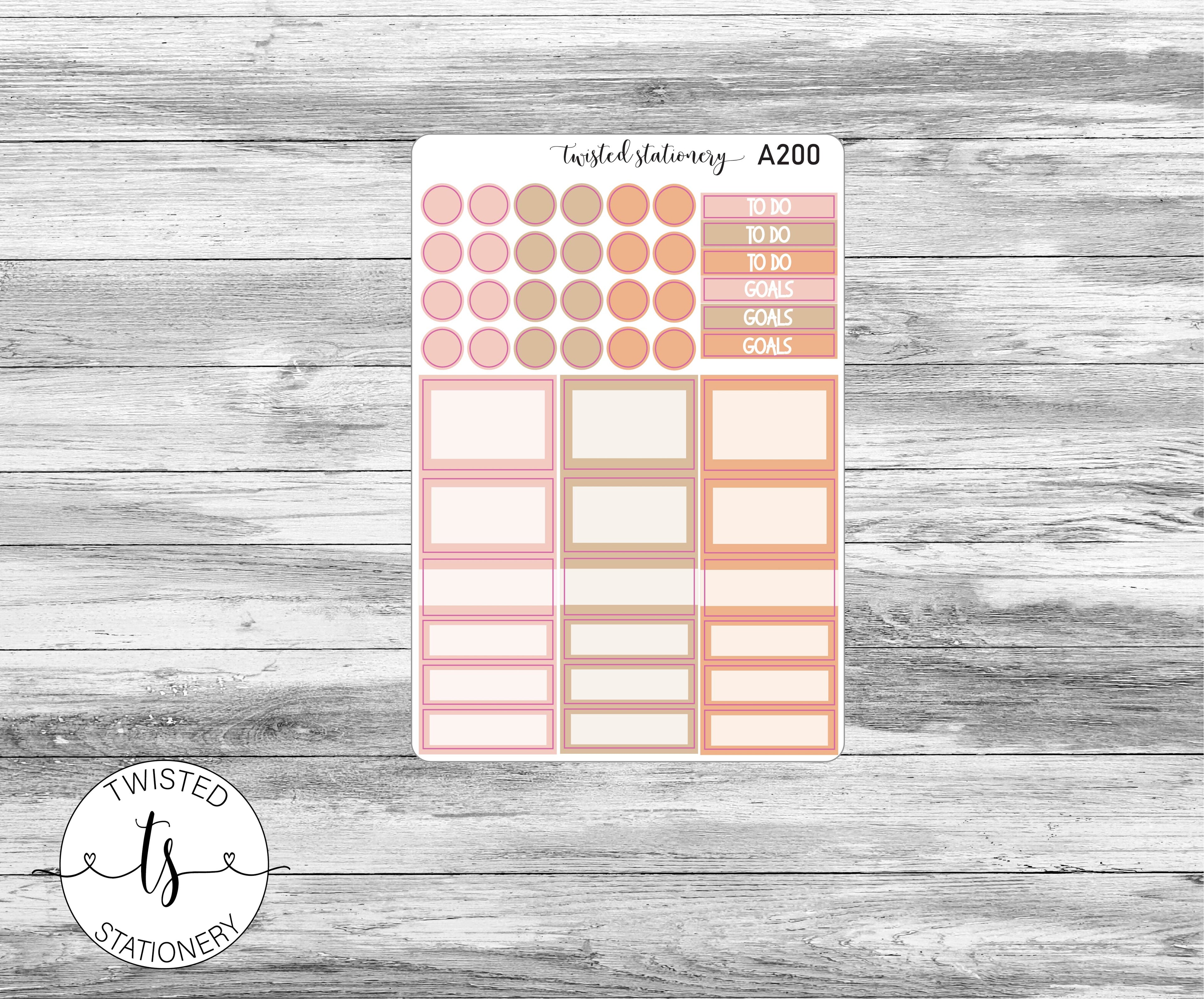 Autumn Pink & Girly Sticker Bundle, Autumn Flower Leaves Deco, Quotes Planner Stickers, Scrapbooking, Bullet Journals, Junk Journal