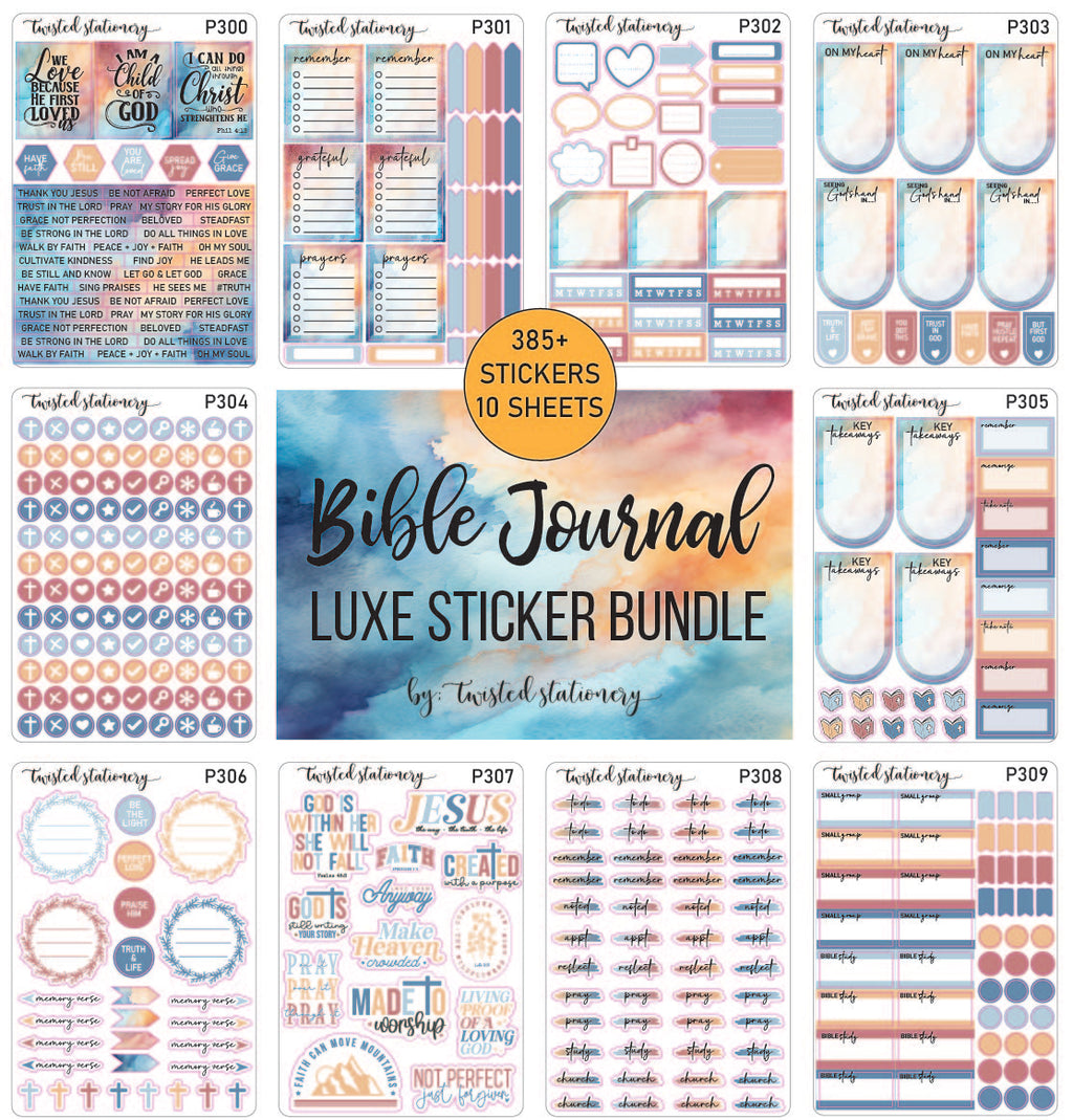 Faith Bible Study Sticker Bundle