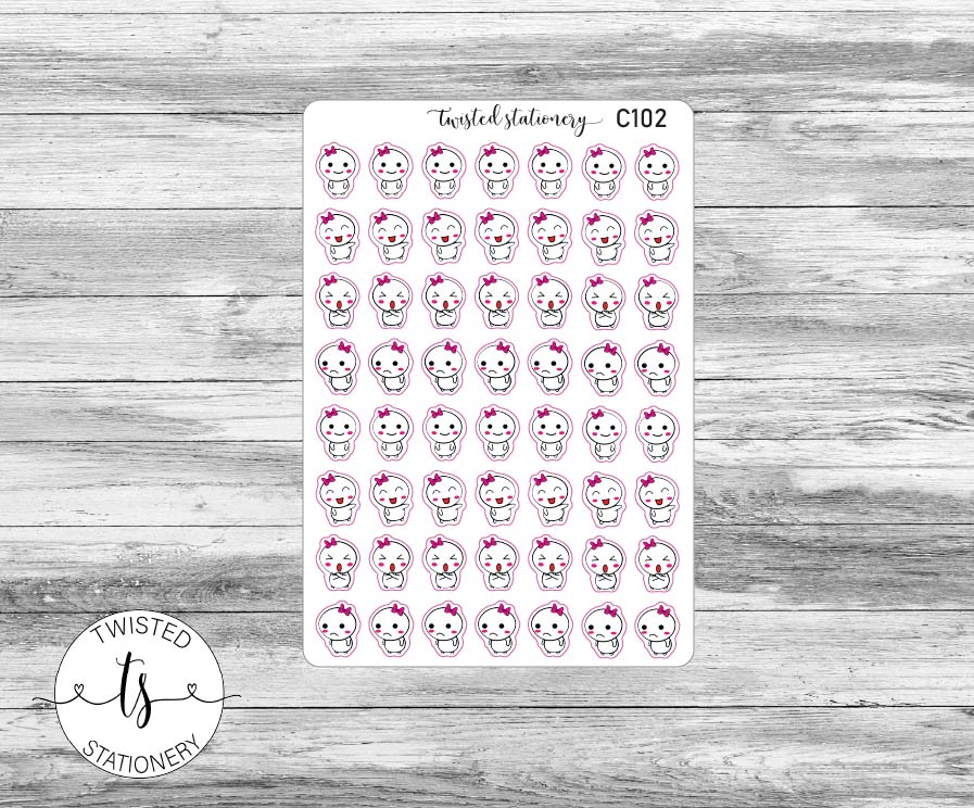 Mello Emotions Stickers, Character Kawaii Stickers, Planner Stickers, Scrapbooking, Bullet Journals