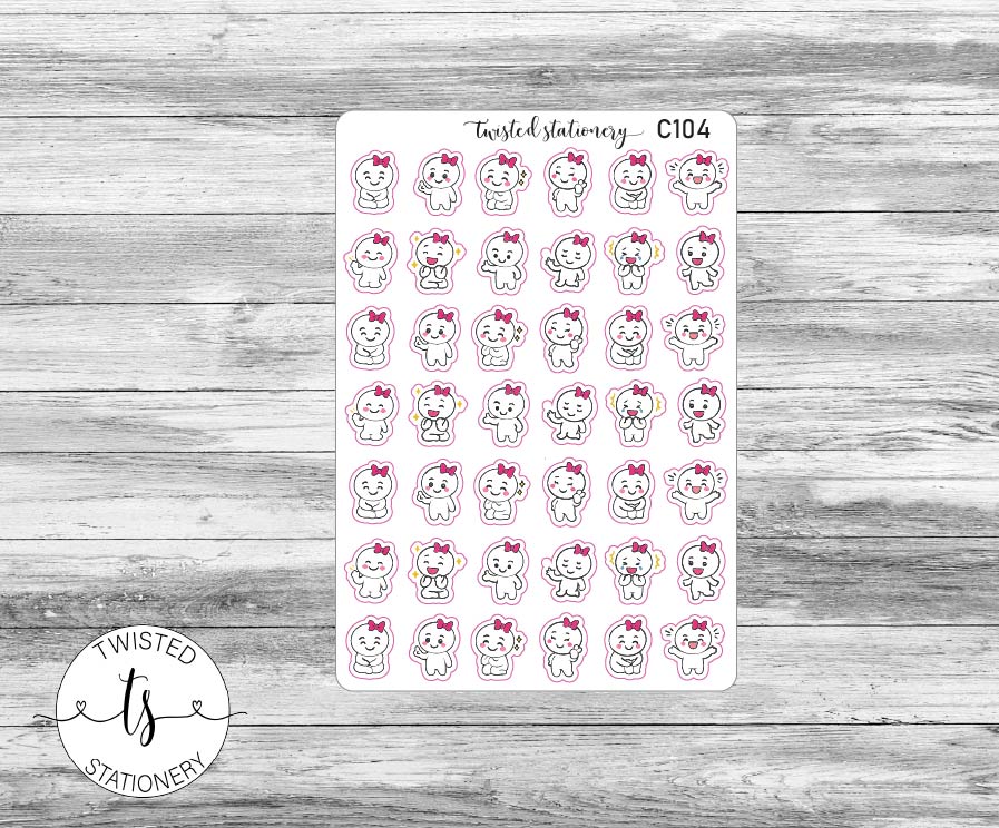 Mello Happy Stickers, Character Kawaii Stickers, Planner Stickers, Scrapbooking, Bullet Journals