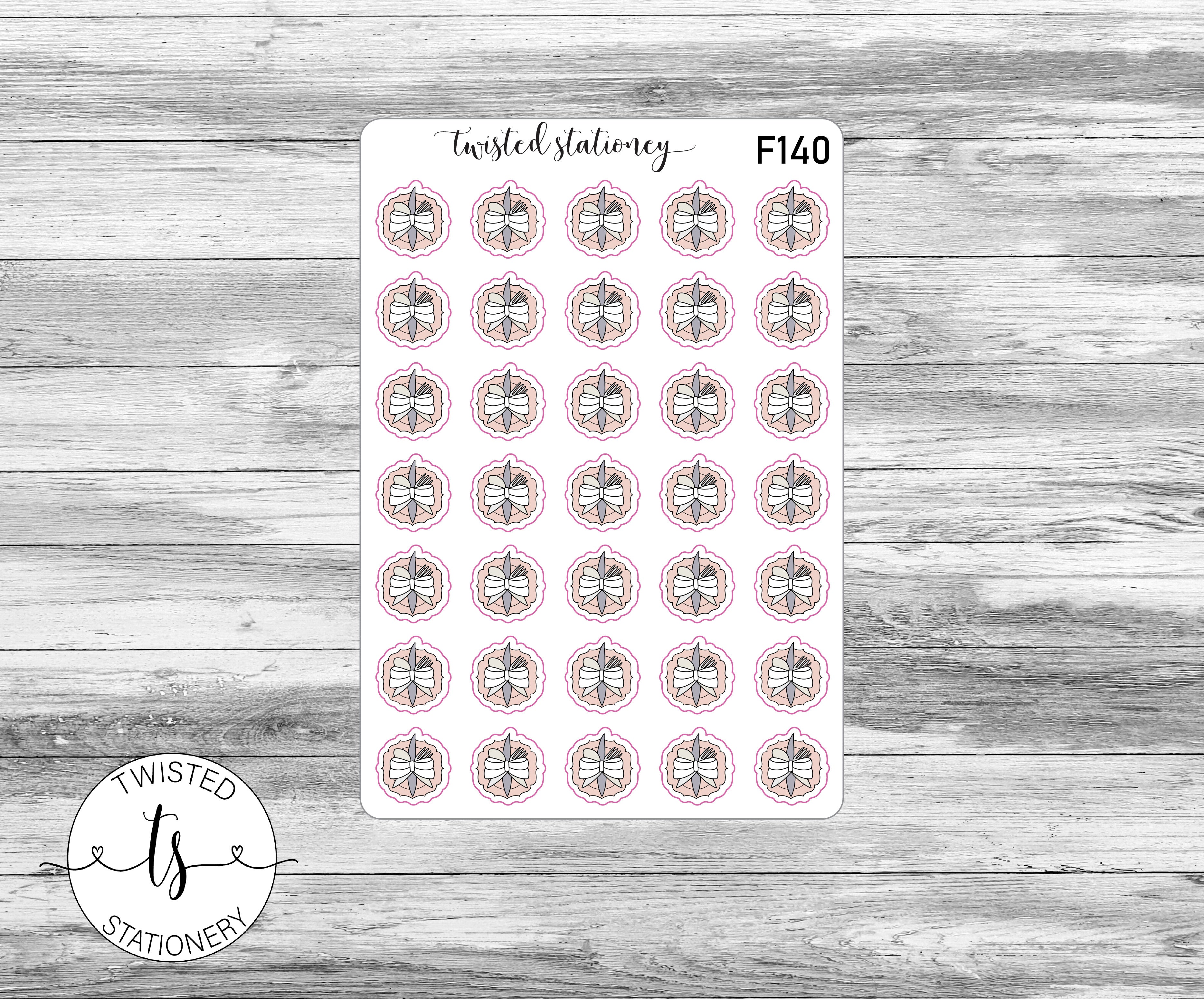 Dinner Plate Neutral Gray Icons Functional Stickers, Planner Stickers, Scrapbooking, Bullet Journals