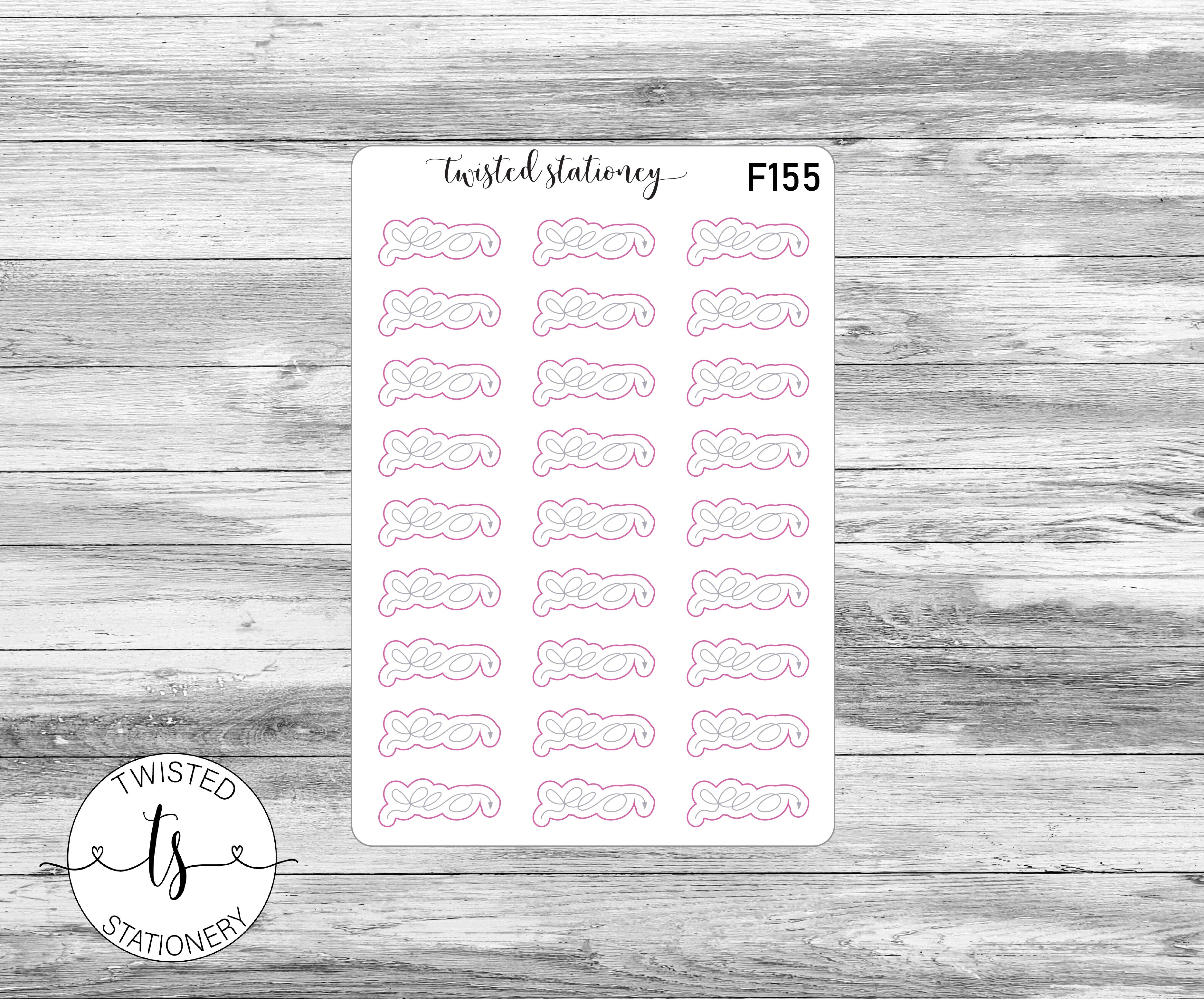 Bow Arrow Icons Functional Stickers, Planner Stickers, Scrapbooking, Bullet Journals