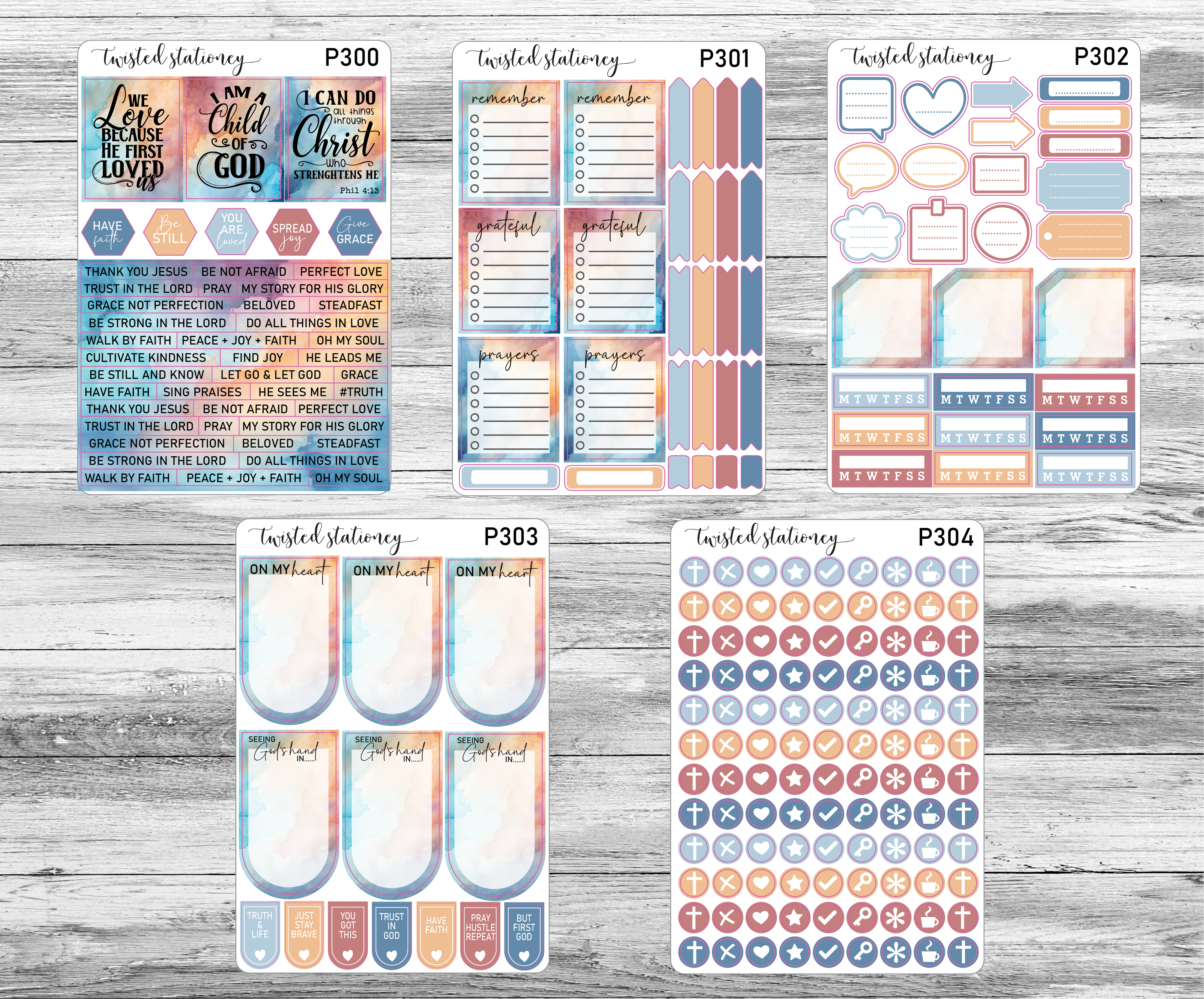 Faith Bible Study Sticker Bundle