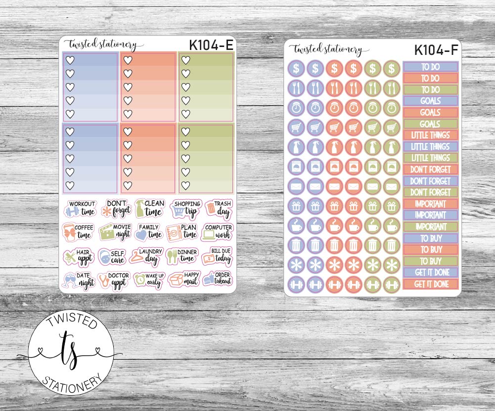 Floral Reading Weekly Kit Stickers, Planner Stickers, Scrapbooking, Bullet Journals, No White Space Kit, Vertical Planner Stickers