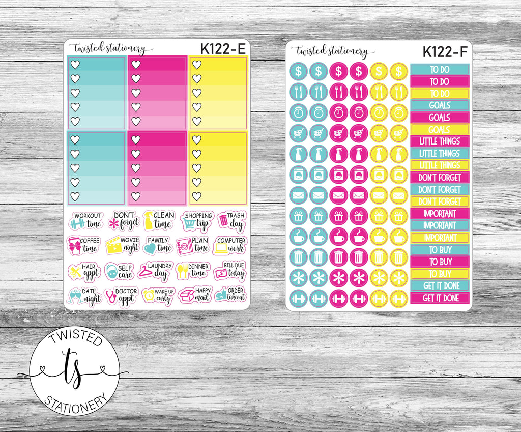 Pumpkin King Weekly Kit Stickers, Planner Stickers, Scrapbooking, Bullet Journals, No White Space Kit, Vertical Planner Stickers